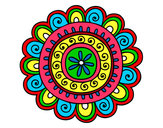 Dibujo Mandala alegre pintado por josecarmel