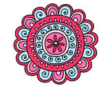 Dibujo Mandala alegre pintado por Laura84