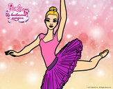 Dibujo Barbie en segundo arabesque pintado por tatiana125