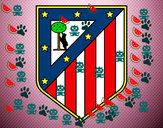 Dibujo Escudo del Club Atlético de Madrid pintado por 5alejandro