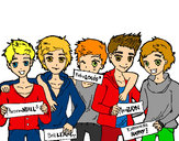 Dibujo Los chicos de One Direction pintado por SaraRomero