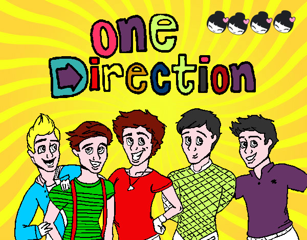 Dibujo One Direction 3 pintado por 2006magui