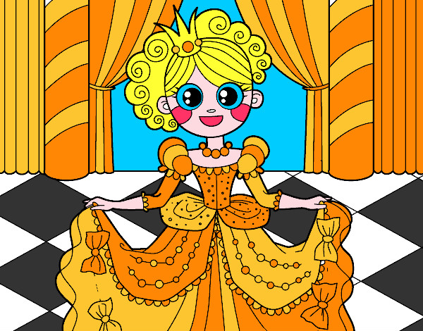 Dibujo Princesa en el baile pintado por 2006magui