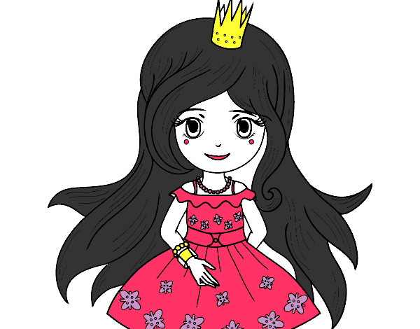 Dibujo Princesa primavera pintado por 2006magui