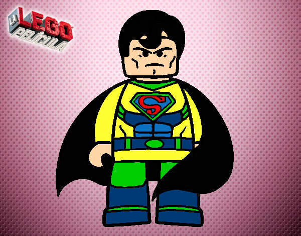 Dibujo Superman superheroe pintado por The_Boss