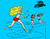Dibujo Barbie de regreso a la playa pintado por DEMIAN4