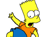 Dibujo Bart 2 pintado por elito2004