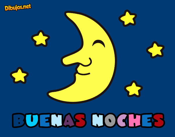 Dibujo Buenas noches pintado por Saritita