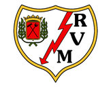 Dibujo Escudo del Rayo Vallecano de Madrid pintado por 9706240034