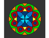 Dibujo Mandala 13 pintado por chiguiline