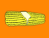 Dibujo Mazorca de maíz 1 pintado por AlejandroJ