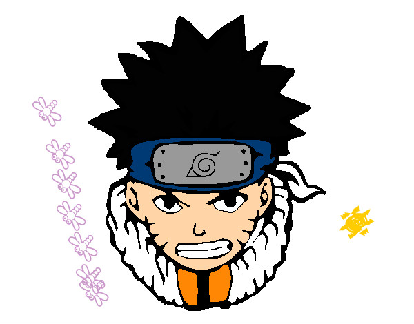 Dibujo Naruto enfadado pintado por Len23