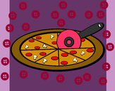 Dibujo Pizza pintado por Tododa