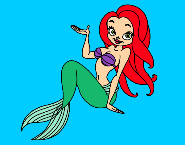 Dibujo Sirena sexy pintado por Guilly