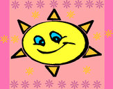 Dibujo Sol sonriente pintado por GuadalupeM