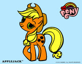 Dibujo Applejack pintado por Marisok