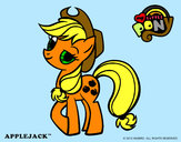 Dibujo Applejack pintado por Marisok