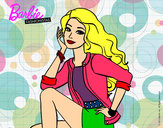 Dibujo Barbie súper guapa pintado por da12306