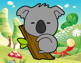Dibujo Koala bebé pintado por SaraLojo