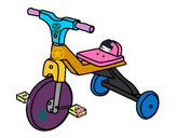 Dibujo Triciclo infantil pintado por jenaro