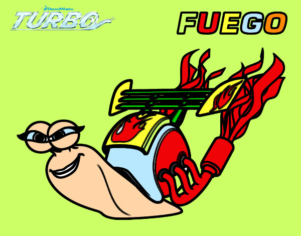 Dibujo Turbo -  Fuego pintado por Mar26