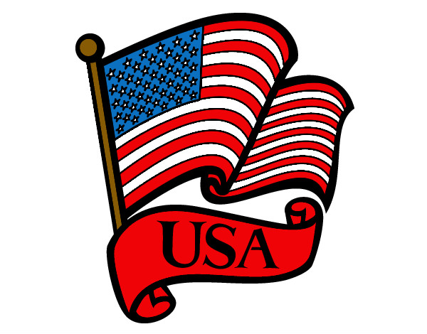Dibujo Bandera de los Estados Unidos pintado por kevin4560