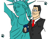 Dibujo Estados Unidos de América pintado por kevin4560