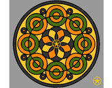 Dibujo Mandala 35 pintado por agus16san5