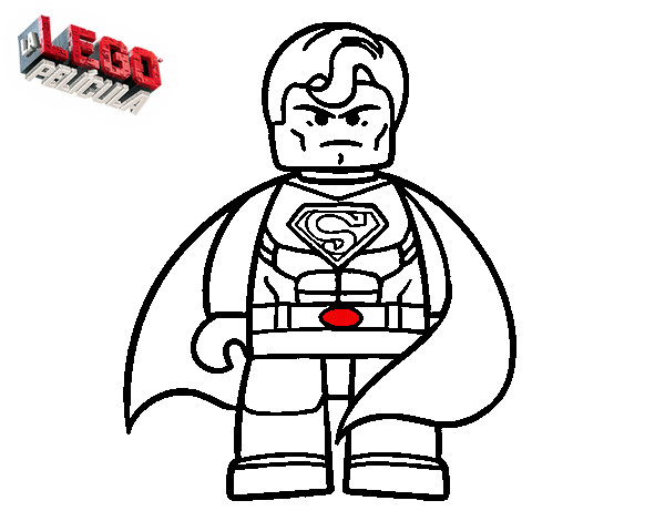 Dibujo Superman superheroe pintado por dante27