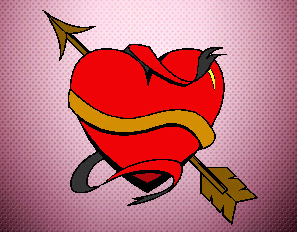 Corazón con flecha III