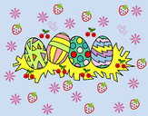 Dibujo Huevos de pascua III pintado por ardnas