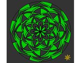 Dibujo Mandala 6 pintado por agus16san5