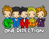 Dibujo One direction pintado por josemit