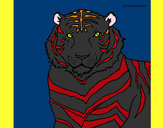 Dibujo Tigre 3 pintado por jesusponga