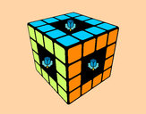 Dibujo Cubo de Rubik pintado por wendy18