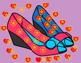 Dibujo Zapatos bonitos pintado por lulufasano
