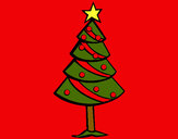 Dibujo Árbol de navidad II pintado por amalia