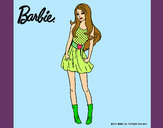 Dibujo Barbie veraniega pintado por elisan