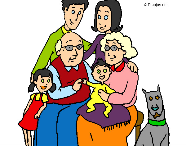 Dibujo Familia pintado por Charini