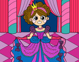 Dibujo Princesa en el baile pintado por pilylinda