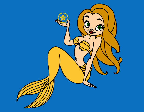 Dibujo Sirena sexy pintado por elisan