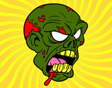 Dibujo Cabeza de zombi pintado por Jeremygogo