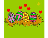 Dibujo Huevos de pascua III pintado por agus16san5