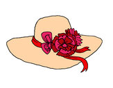 Dibujo Sombrero con flores pintado por Kate08