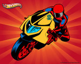 Dibujo Hot Wheels Ducati 1098R pintado por mess