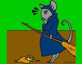 Dibujo La ratita presumida 2 pintado por amalia