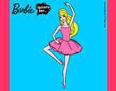 Dibujo Barbie bailarina de ballet pintado por fkarina