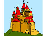 Dibujo Castillo medieval pintado por stellasonj