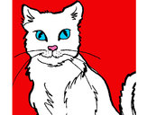 Dibujo Gato 2 pintado por carmen1