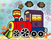 Dibujo Locomotora de vapor pintado por evelyn26